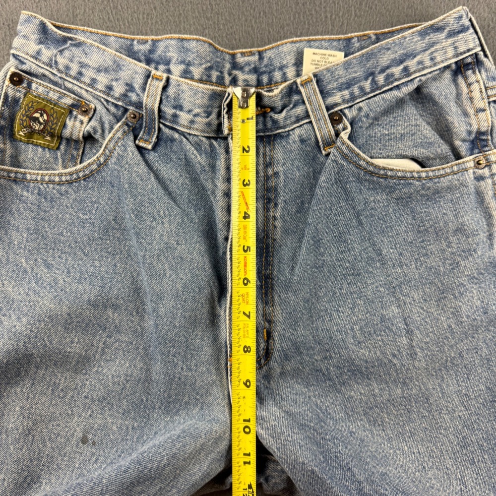 Cinch Green Label Jeans Mens 32x34 (Fits 31x34) Blue Relaxed Fit Straight Cowboy - Picture 13 of 16